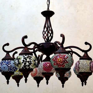 Lampadario turco d'annata industriale fatto a mano delle luci del pendente <span class=keywords><strong>di</strong></span> vetro <span class=keywords><strong>di</strong></span> stile turco all'ingrosso della fabbrica della lampada della cina <span class=keywords><strong>tiffany</strong></span> - Product Image 6