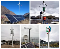 Éolienne solaire 1Kw 2Kw 48V 96V 110V 220V 3Kw 5 Kw 10 Kw Générateur d'éolienne pour alimentation électrique