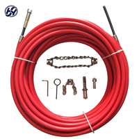 Accessoires pour machine de dragage de canalisations à ressort de 8 mm, outil de nettoyage ménager jetable pour la découpe de métaux, pour cuisine et toilettes