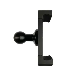Universal Double Extendable Aluminum Metal Smartphone Clip Holder Cell Phone Mount Ball Joint