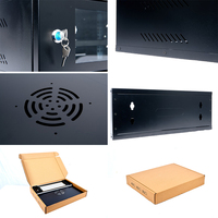Ordinateur de serveur silencieux à montage en rack, châssis de serveur 2U, montage en rack avec serrure de porte et échange à chaud