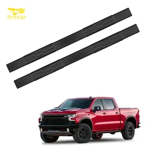 Maremlyn Pick Up yan basamak Nerf Bar Step tahtası alüminyum alaşım koşu panoları yan pedalı için Chevrolet Silverado