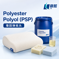 Polyol de polyester PSP en provenance directe d'usine, matière première pour les oreillers en mousse à mémoire de forme à rebond lent