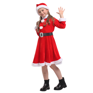 Set di cappelli da cintura in velluto dorato per adulti-Costume da Cosplay per feste di natale nuovo anno principessa personaggio stampato 3 abito - Product Image 6