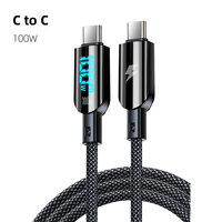 Nuevo Estilo 2026, Cable de Carga Rápida Original con Pantalla LED y Sensor de Estabilidad, 100w 60w 30w, para iPhone 17