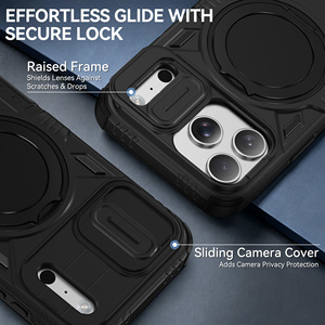 <span class=keywords><strong>เคส</strong></span>สำหรับ iPhone 18 <span class=keywords><strong>Pro</strong></span> Max พร้อมฝาปิดเลื่อนปิดกล้อง  ฐานตั้งวงแหวนหมุนได้ 360 องศา สำหรับ iPhone 17 <span class=keywords><strong>Pro</strong></span> Max Air 16 16e 15 <span class=keywords><strong>14</strong></span> Plus <span class=keywords><strong>13</strong></span> - Product Image 4