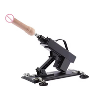 Machine de masturbation féminine à ajustement automatique, machine sexuelle rétractable automatique pour femmes avec godemichés