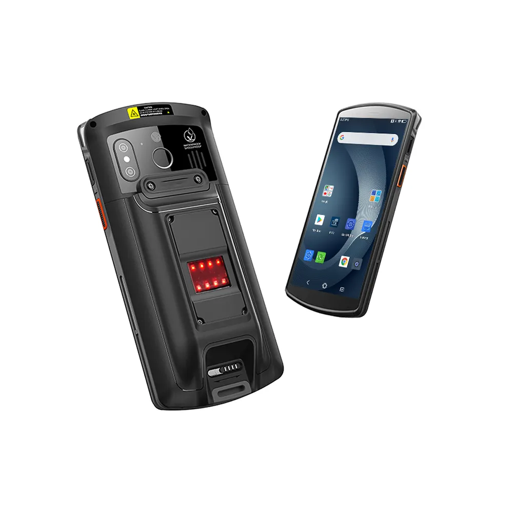 Terminale portatile portatile Android <span class=keywords><strong>9</strong></span> Fingerprint NFC Card biometrico con batteria integrata