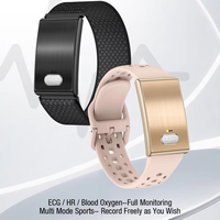 Montre connectée étanche IP68, batterie 200 mAh, BT 5.3, charge magnétique, charge rapide en 1,2h, tracker d'activité