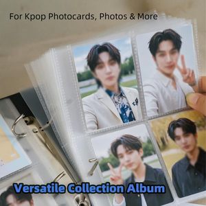 Carpeta para Tarjetas Fotográficas Kpop, Paquete de 2, Álbum de 100 Bolsillos, Capacidad para 400 Tarjetas, 2 Tarjetas por Bolsillo, 2.5 x 3.5 Pulgadas, Carga Superior, Porta Tarjetas Coleccionables - Product Image 4
