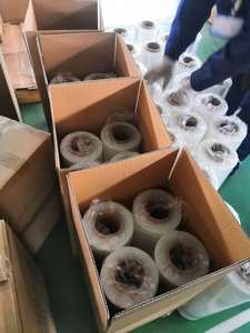 Waterproof <b>Stretch</b> Film Jumbo Roll Single-Sided Acrylic Adhesive PE Material for <b>Machine</b> Use in Carton Sealing - Product Image 4