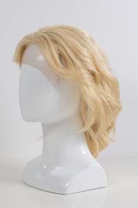 Perruque Marilyn Blonde Dorée Transparente pour <span class=keywords><strong>Cheveux</strong></span> Humains, Base 4x4 Skin Top, Sans Colle, Respirante, <span class=keywords><strong>Cheveux</strong></span> Remy Ondulés pour Volume - Product Image 2