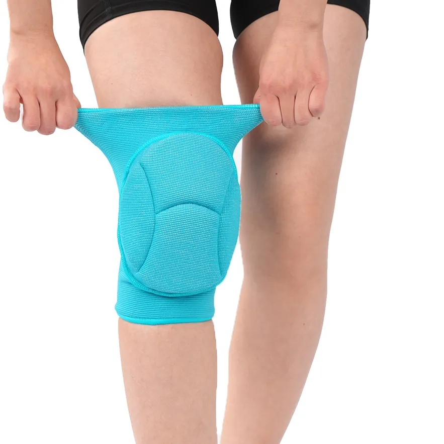 وسائد ركبة سميكة مضادة للانزلاق ومضادة للتصادم, وسائد للركبة سميكة تسمح بمرور الهواء ومناسبة للرجال والنساء