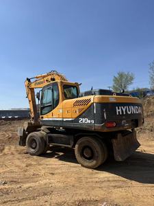 Excavadora de Ruedas Usada Hyundai R210W-9S de 21 Toneladas con Pocas Horas de Uso, Alto Rendimiento y Lista para Enviar - Product Image 4