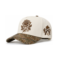 Casquette de baseball unisexe réglable en coton doux délavé avec broderie rose et logo cactus, personnalisable OEM ODM, pour activités de plein air et sport décontracté