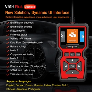 Nuevo Escáner de Diagnóstico Automotriz Profesional V519 <span class=keywords><strong>PLUS</strong></span> OBD2 12V con Pantalla TFT y 1 Año de Garantía para Todos los Vehículos - Product Image 2
