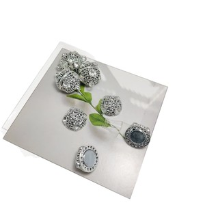 Cierre magnético esférico con incrustaciones de diamantes de aleación galvanizada para la fabricación de pulseras, accesorios de joyería DIY - Product Image 5