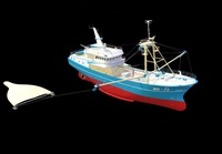 Bateau de Pêche Commercial Grandsea 32 m, Navire en Acier, Chalutier Latéral à Vendre