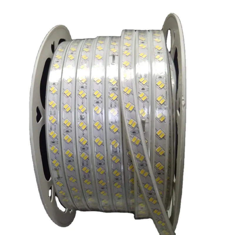 Tira de luces led flexible de alta tensión, 5630, 5730, 220v, 120led/M