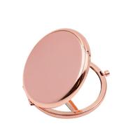 Compact Double-Sided Foldable Round Vanity Makeup Mirror for Women Girls Portable Travel Cosmetic Mirror Pocket Purse Handbag