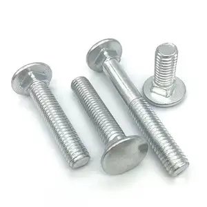 Custom Fasteners High Quality DIN603 Carbon Steel Mushroom Round Head Square Neck Carriage Bolt