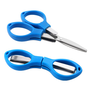 Ciseaux de pêche pliables en acier inoxydable, outil de pêche en eau douce portable pour usage extérieur - Product Image 2