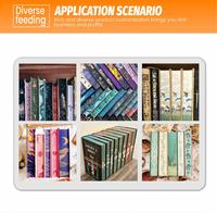 Imprimante numérique Giftec pour les bords des livres en une seule passe |   Impression de livres reliés personnalisés à jet d'encre 1200 DPI avec système CISS automatique, sans MOQ, Leopard-BK30