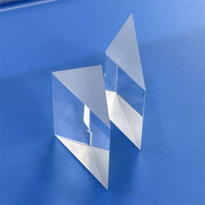 Prisme triangulaire Prisme de réfraction en verre optique à angle droit Prisme à angle droit de petite taille - Product Image 2