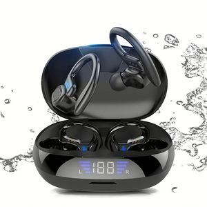 Nouveaux écouteurs sans fil sportifs à réduction de bruit, étanches, pour le gaming, avec fixation auriculaire, écouteurs TWS sans fil - Product Image 1