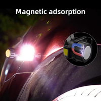 Lampe frontale LED pour astigmatisme, grande portée, lumière puissante, double source, pour soudeurs