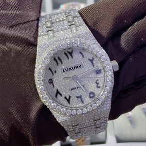 Reloj Moissanite Bust Down de lujo de alta calidad Pass Diamond Tester Hip Hop Iced Out Bling Diamond Relojes para hombres - Product Image 5