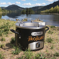 Barbecue portable moderne en acier inoxydable de qualité supérieure pour pique-nique et camping écologiques