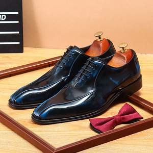 Zapatos de Vestir Formales para Hombre, Precio al por Mayor Personalizado, Zapatos de Boda Elegantes y a la Moda, Estilo Italiano Oxford, con Aumento de Altura - Product Image 2