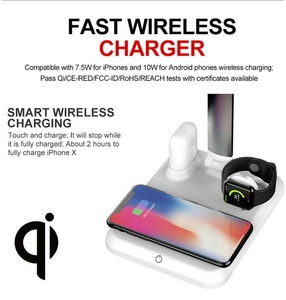 <span class=keywords><strong>2025</strong></span> không dây sạc LED Bảng Đèn đọc sách mắt-bảo vệ gấp bàn đèn với bộ sạc không dây cho điện thoại cho đồng hồ - Product Image 4