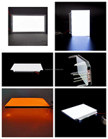 Modul LCD Panel Backlight Kustom COG Modul Tampilan Tersegmentasi HTN Latar Belakang Biru Teks Tersegmentasi Tampilan LCD Digital