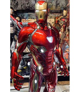 Figura di meraviglia personalizzata statua di uomo di ferro Super eroe in fibra di vetro scultura uomo <span class=keywords><strong>Marvel</strong></span> MK50 Iron Man resina statua - Product Image 1