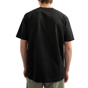 Camiseta Blanca Lisa de Corte Informal y Relajado para Hombre, Venta al Por Mayor de Fábrica, Logotipo Personalizado, 100% Algodón, Cuello Redondo, Manga Corta - Product Image 4