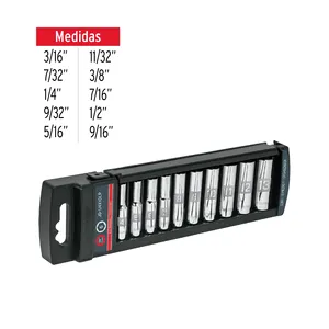 Truper 1/4 STD Brouette De 10 Dados Largos Caja Con 4 Unidades - Product Image 2