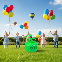 Kit de ballons WIN-Q 7L en acier Helio avec pression de 400 Psi pour 20 ballons en latex