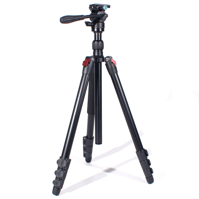 YITAI Lightweight Portable Aluminum Alloy Hydraulic Adjustable Professional Waterproof Shockproof Mini Tripod 10kg Load Capacity