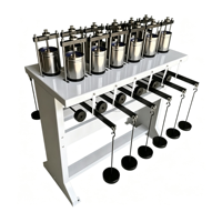 Machine de précompression verticale du sol, Appareil de précharge directe du sol par cisaillement, Appareil de précompression par cisaillement direct à 12 cellules