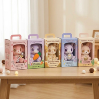 Peluche personnalisée OEM, collection de jouets en peluche créatures extraterrestres violettes kawaii à grands yeux, animaux en peluche, poupée en peluche personnalisée, boîte mystère