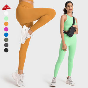 Vente en gros de vêtements de yoga fitness pantalons de yoga sport pour femmes collants personnalisés jambières sexy taille haute pour dames leggings de yoga à la mode - Product Image 3