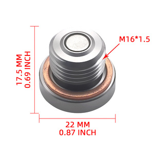 Juego de Conectores Magnéticos para Diferencial Delantero M16x1.5 Mecanizado por CNC - Diseño Magnético Anti-Desprendimiento, Reemplaza OEM 2203739 2203738 para ATV UTV - Product Image 4