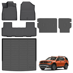 Protection contre les intempéries Tapis de sol en caoutchouc 3D Tpe Antidérapant Tapis de coffre Tapis de sol de voiture pour Honda Passport 2026- YF9 Tapis intérieur - Product Image 1