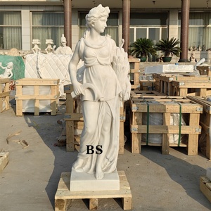 Tamaño natural Jardín al aire libre Dioses griegos <span class=keywords><strong>Estatua</strong></span> de mármol Escultura de mujeres - Product Image 2
