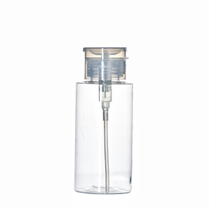 Botella dispensadora con bomba de presión bloqueable 33/410 para esmalte de uñas y desmaquillante, de poliéster, precio bajo - Product Image 4