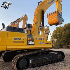 Excavadora Usada Komatsu PC350 de Japón, Excavadora de Segunda Mano de 35 Toneladas, Excavadora Grande PC360, Maquinaria de Construcción, Excavadora de Orugas, 9,9 Nueva - Product Image 6