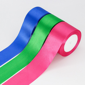 Pita Kulit Modern Grosir 5cm dengan Kain Poliester untuk Dekorasi Pernikahan, Kemasan Kotak Hadiah Warna-warni, Pita Satin - Product Image 3