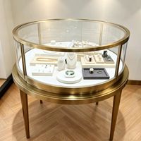 LED-beleuchteter Schmuck-Vitrinenschrank Anpassbare Abmessungen Umweltfreundliche Materialien Langlebige Konstruktion Robuste Bauweise für den Einzelhandel